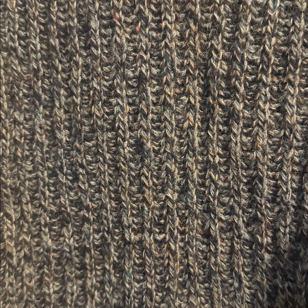 Pendleton Brown and Black Tweed Button Cardigan Virgin Wool  XL fits like a L - Picture 6 of 6